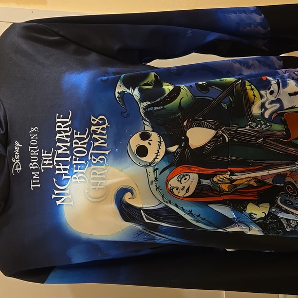 Disney The Nightmare Before Christmas hoodie Sz M 🎁 - Picture 2 of 7